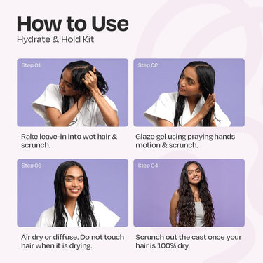 MANETAIN Hydrate & Hold Curl Kit | Leave-in Conditioner 100ml & Hard Hold Gel 100ml for Curly Hair | Long-Lasting Definition, Frizz Control & Moisture for All Hair Types | Vegan, Paraben-Free, CG-Friendly Styling Duo
